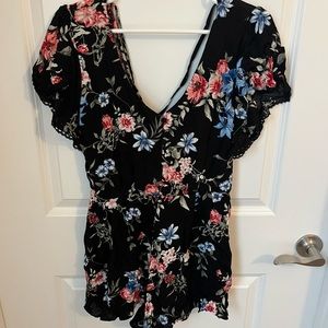 Francesca’s Floral Romper